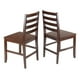 Table de salle à manger 3 pièces Kingsgate avec 2 chaises Hamilton à dossier à barrettes de Winsome - 94363 – image 5 sur 8