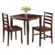 Table de salle à manger 3 pièces Kingsgate avec 2 chaises Hamilton à dossier à barrettes de Winsome - 94363 – image 6 sur 8