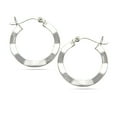 thumbnail image 1 of Quintessential Sterling Silver Hoop, 1 of 4