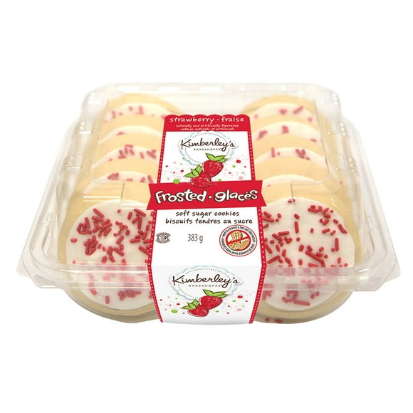 Biscuits au sucre glacés à la fraise de Kimberly’s Bakeshoppe® Quantité – 383 grammes