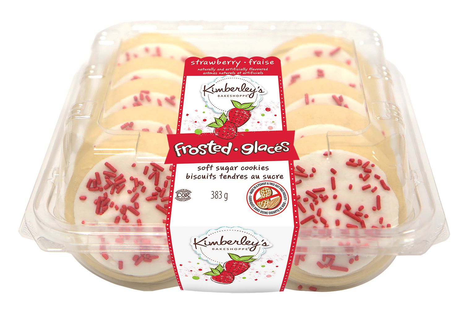 Kimberly’s Bakeshoppe® Strawberry Frosted Sugar Cookies