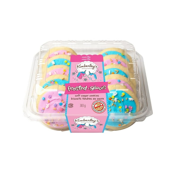 Kimberley’s Bakeshoppe® Vanilla Unicorn Frosted Cookies, 383 g, 10ct, Quantity – 383 g