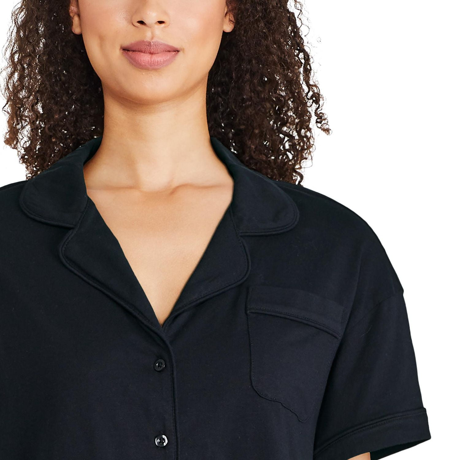 George Women's Notch Collar Pajama 2-Piece Set