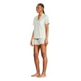 thumbnail image 2 of Pyjama 2 pièces avec haut à col cranté George pour femmes, 2 of 6
