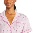 thumbnail image 4 of Pyjama 2 pièces avec haut à col cranté George pour femmes, 4 of 6