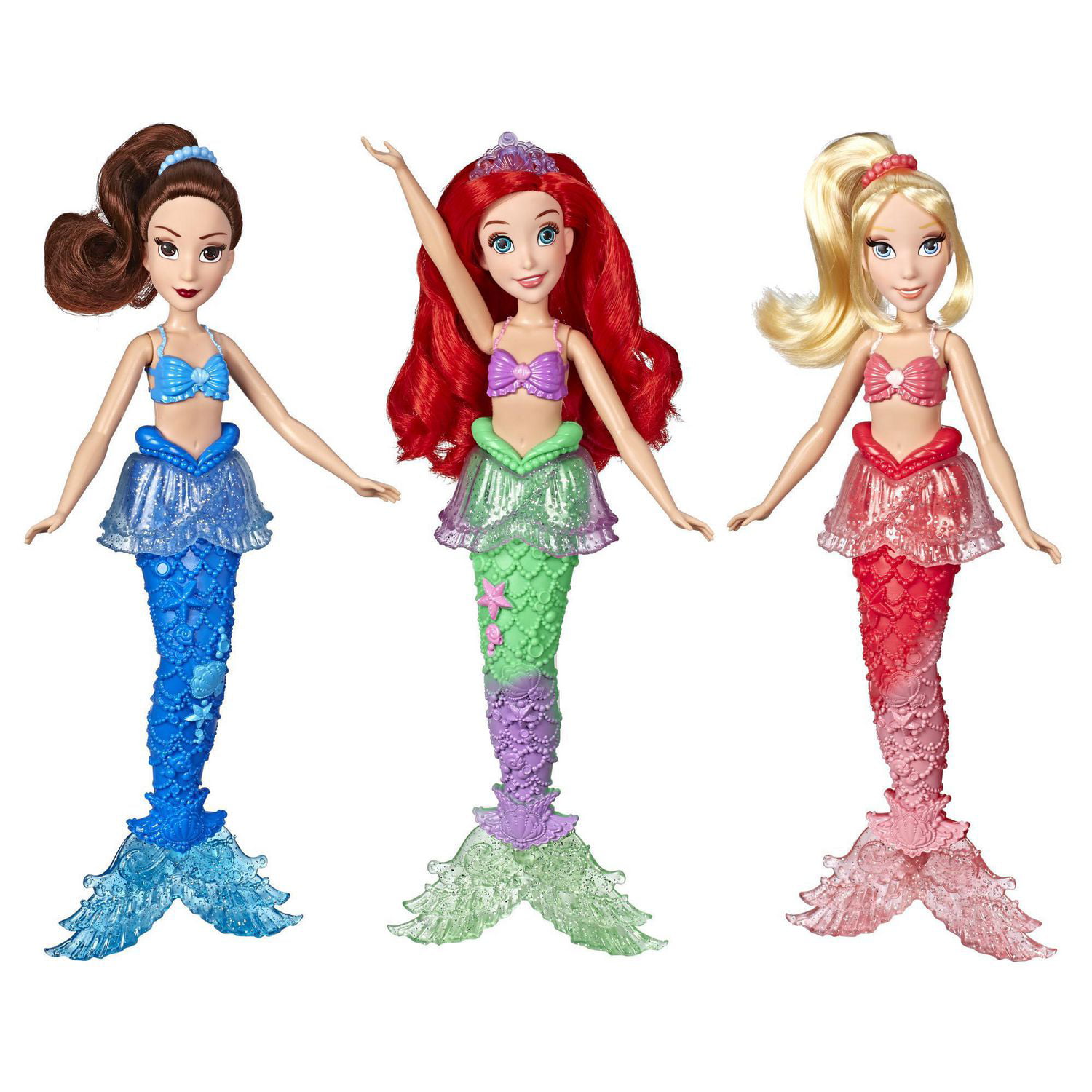 Disney Princess Ariel & Sisters 3-Pack Mermaid Dolls 