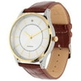 thumbnail image 2 of Men's Brown Leather Watch & Bracelet Set, 2 of 3