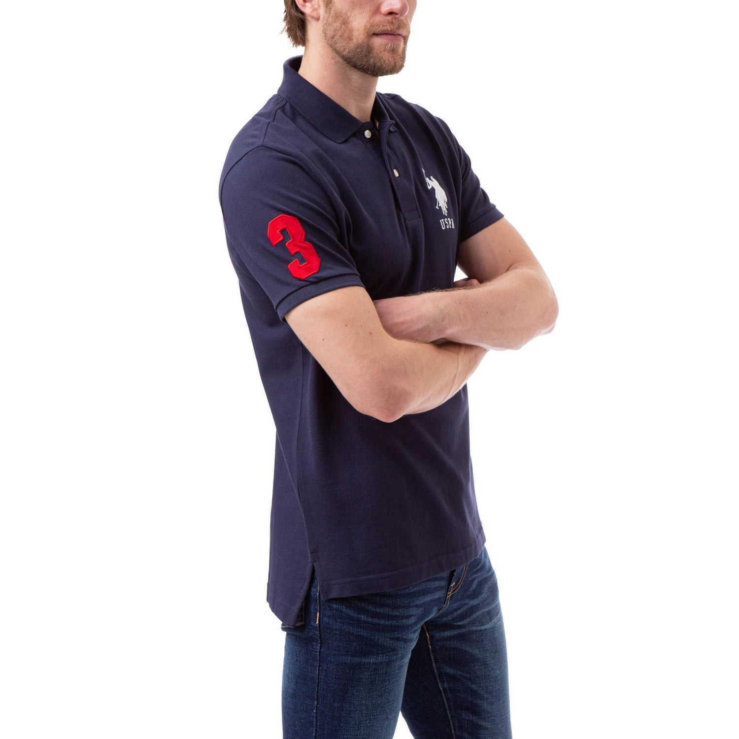 U.S. POLO ASSN Men's Solid Pique Polo