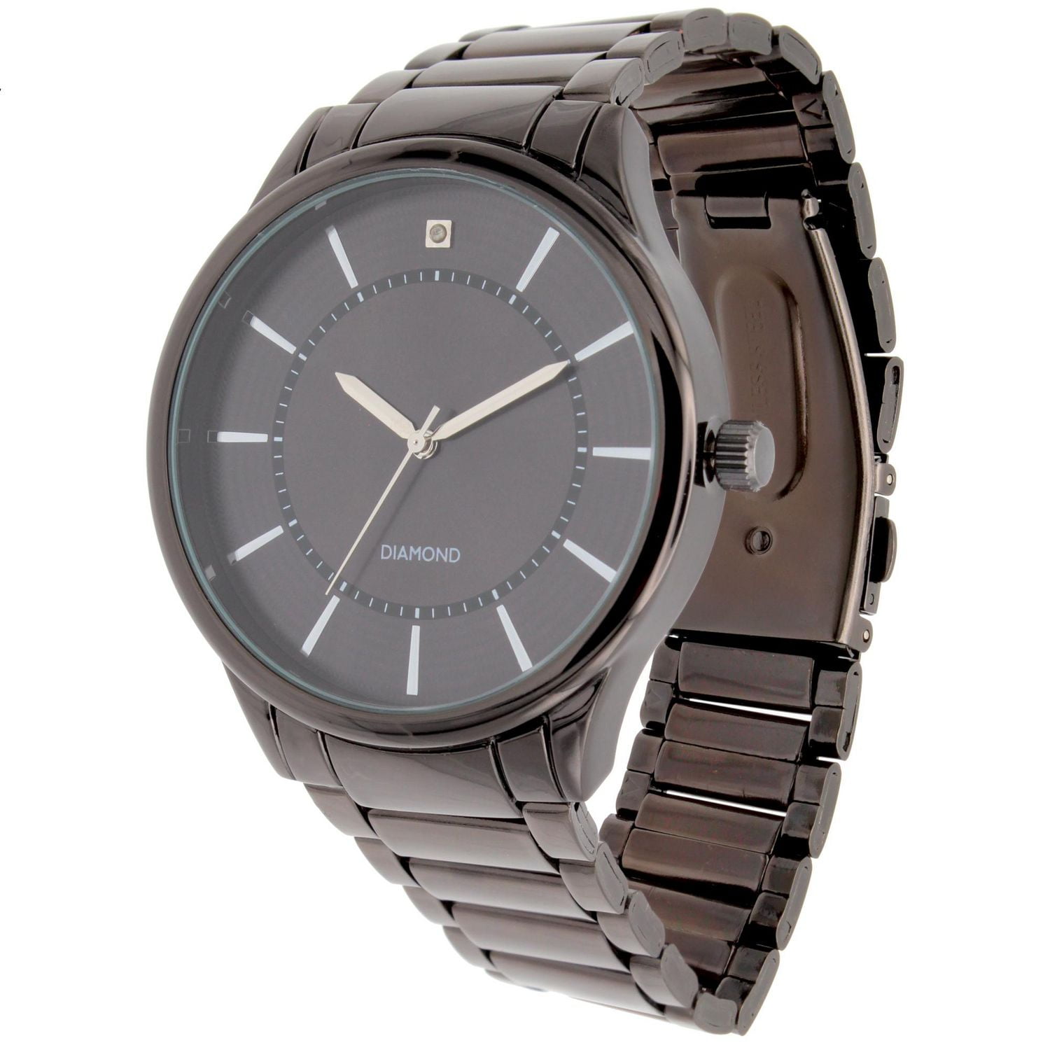 Men's Gunmetal Watch & Matching ID Bracelet