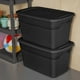 Boîte Sterilite de 114 litres en noir – image 2 sur 2