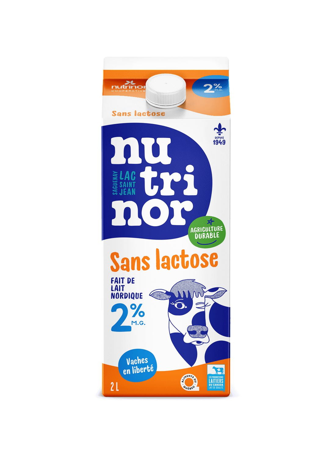 2L lactose free nordic milk 2 Nutrinor Walmart Canada