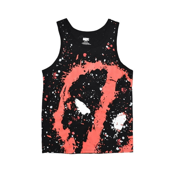 Marvel Men's Deadpool Splatter Spray Tank Top - Walmart.ca