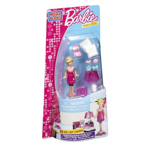 Barbie soirée pyjama à construire « Build 'n Style » Barbie de Mega Bloks