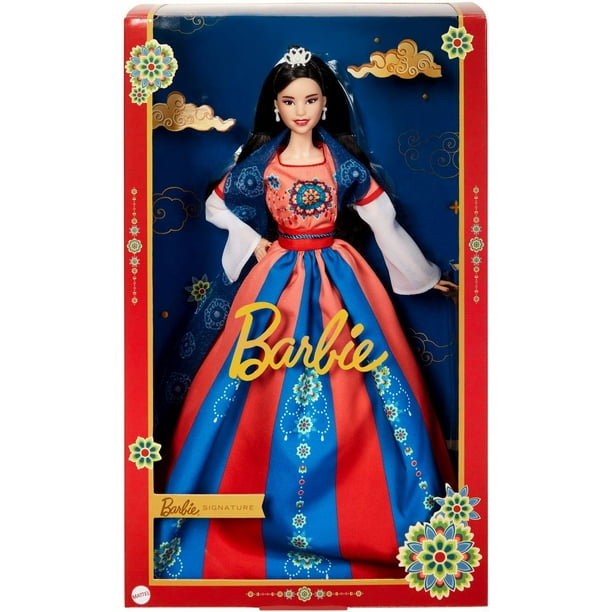 Barbie-Barbie Nouvel An Chinois-Poupée de collection, hanfu 
