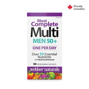 Webber Naturals® Men's 50+ Most Complete Multi