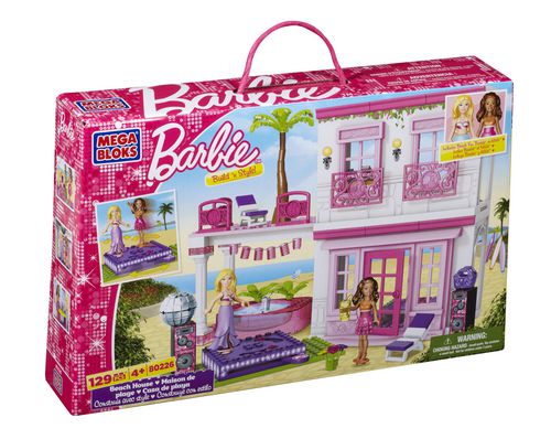 mega bloks barbie beach house