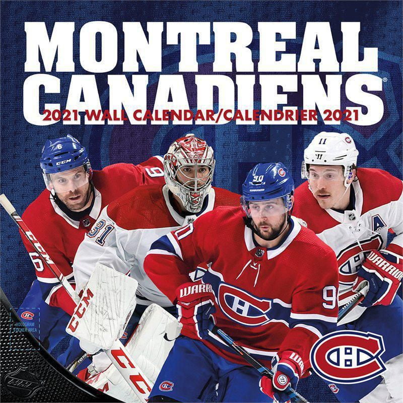 Montreal Canadiens Team 2021 12 x 12 Inch Monthly Square ...