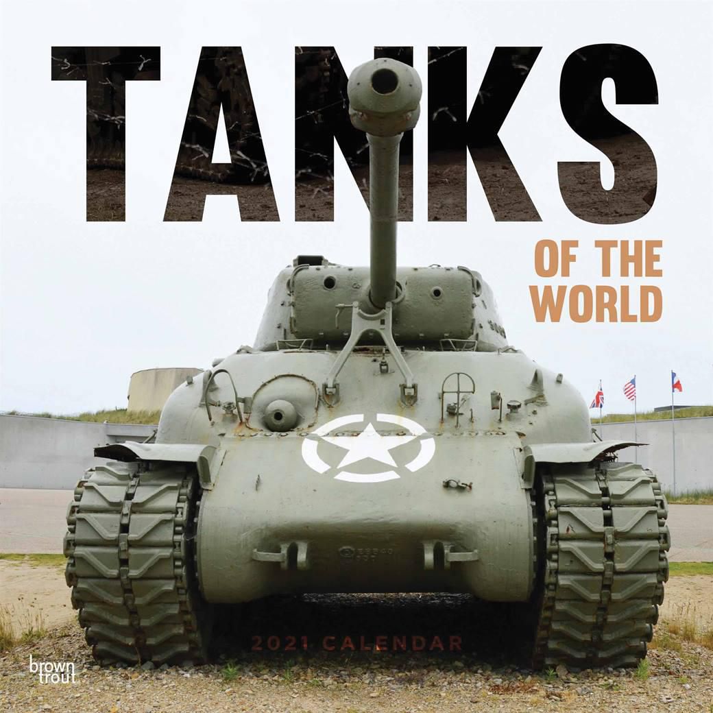 Tanks of the World 2021 12 x 12 Inch Monthly Square Wall Calendar