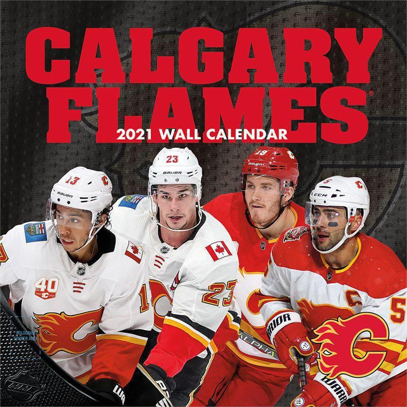 Calgary Flames Team 2021 12 x 12 Inch Monthly Square Wall Calendar