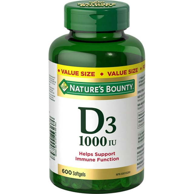 Nature’s Bounty Vitamin D3 1000IU