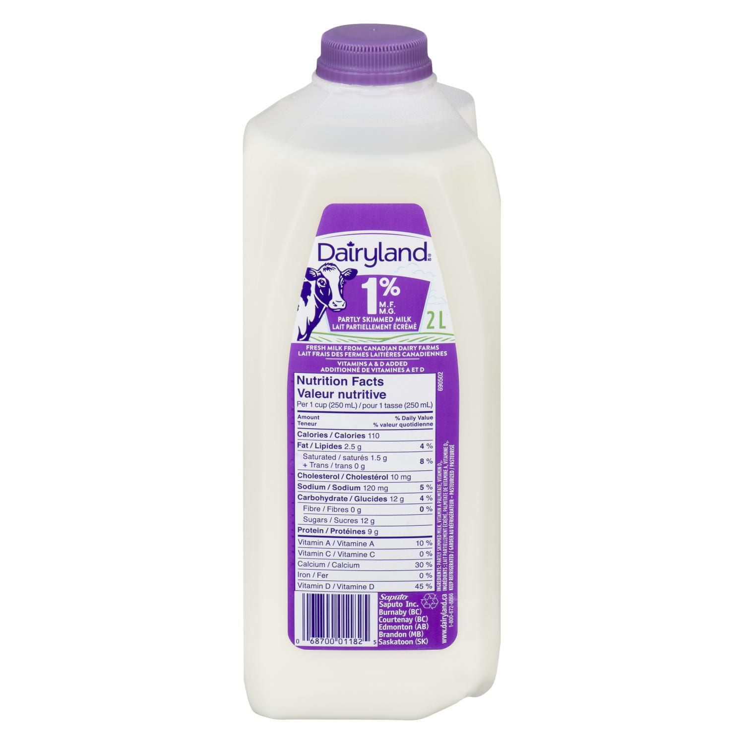 Dairyland 1 Milk Walmart Canada