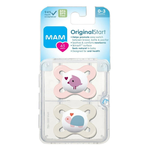 Medela Baby new SOFT SILICONE one-piece Pacifier designed to support baby's  natural suckling, BPA free, Lightweight and orthodontic. 0-6 mo Boy 2pk 