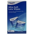 thumbnail image 1 of Lingettes pour lentilles ultra douces Equate, 100 Count, 115mm x 145mm, 1 of 4