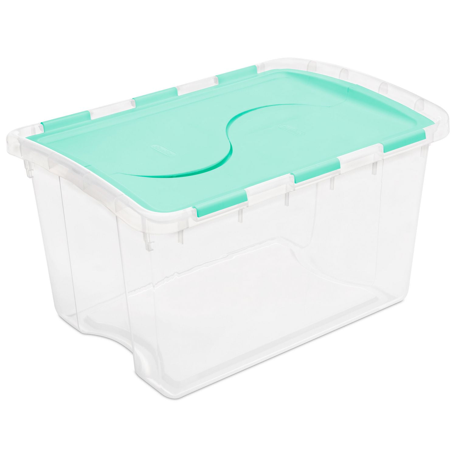 Sterilite Hinged Lid Green Storage Box Walmart Canada