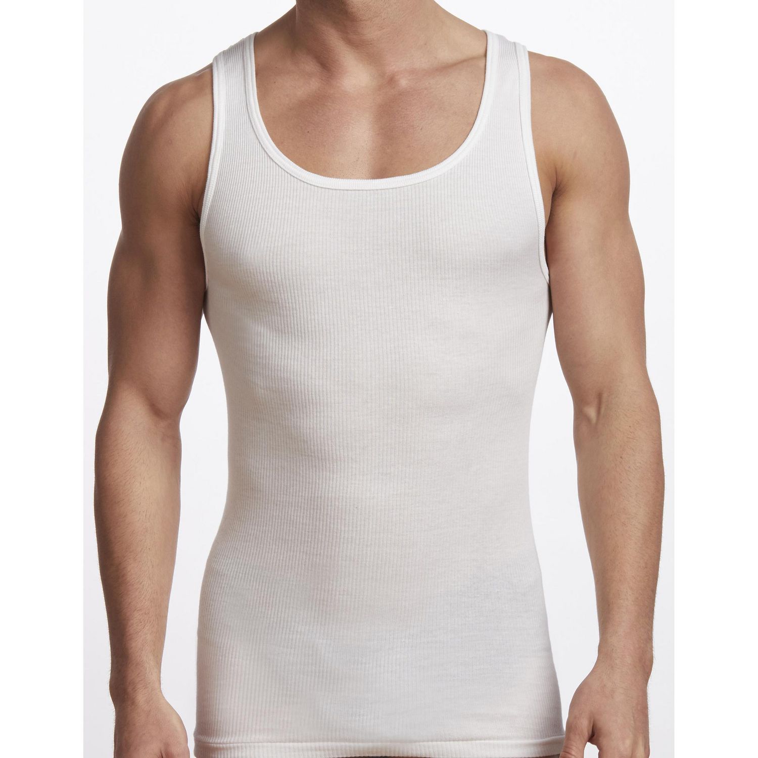 Stanfield's Men's Premium 100% Cotton Athletic Tank Undershirt - 2 Pack ...