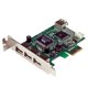 Carte USB 4 ports PCI Express ultraplate haut débit – image 1 sur 1