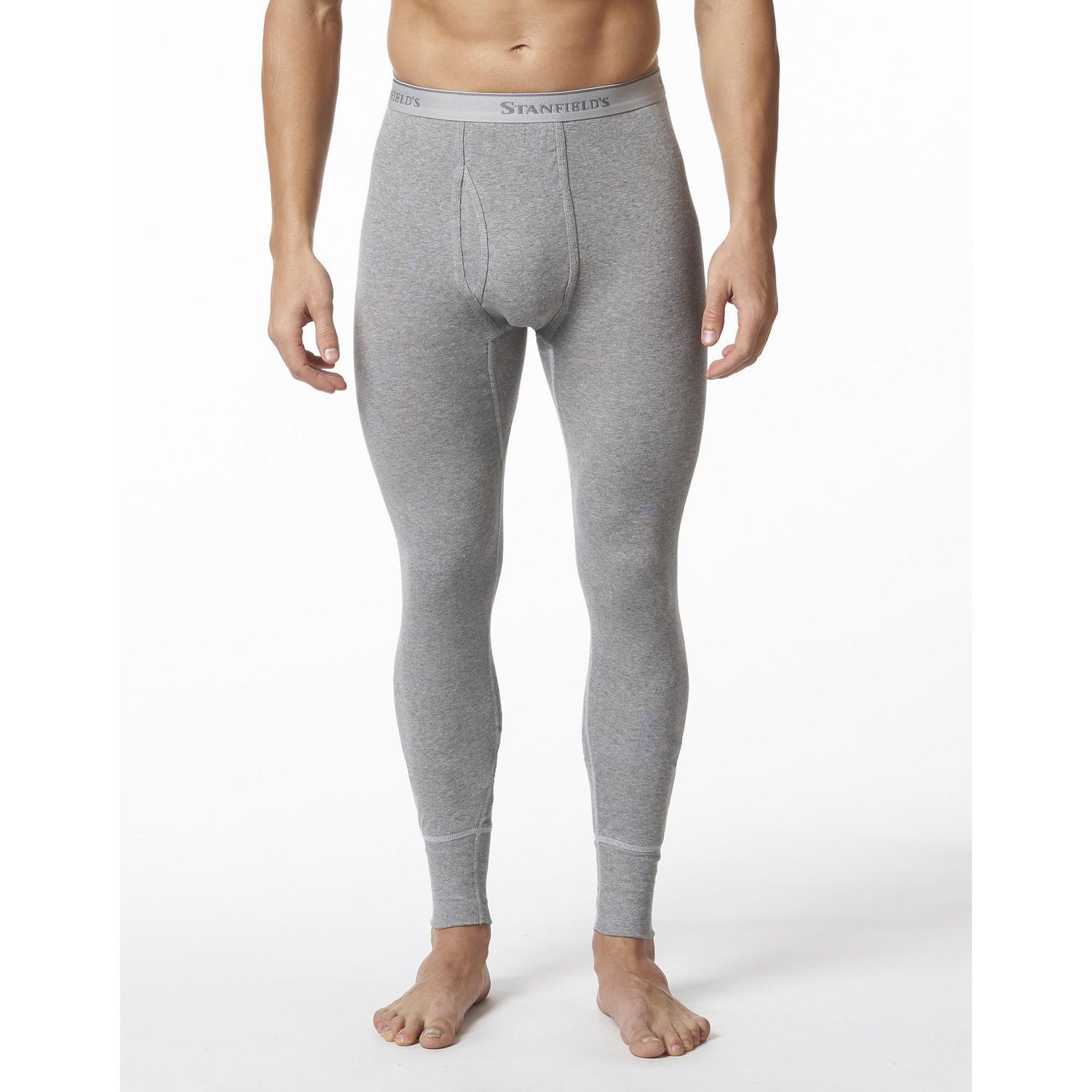 LONG JOHNS THERMAL WITH FLY WHITE LEGGINGS MENS SUB ZERO 