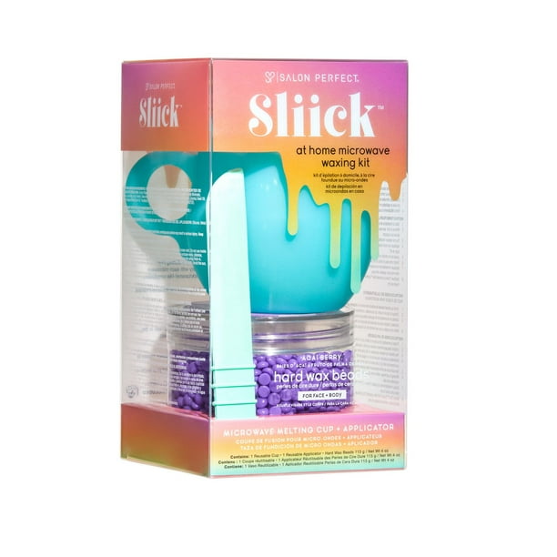 Sliick by Salon Perfect Rainbow Sherbert Hard Wax Beads, at Home Waxing, for Face & Body, 15oz, Size: 15 oz