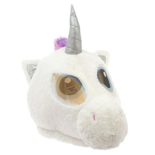 Grandes têtes des grelots ™ - Masque de Halloween en peluche surdimensionné - Unicorn
