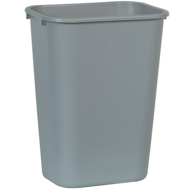 Rubbermaid Gray Rectangular Waste Basket - Walmart.ca