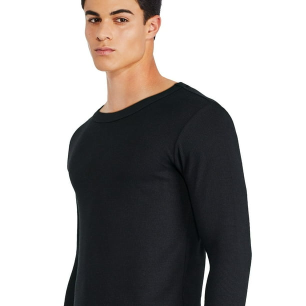 athletic works thermal crew neck