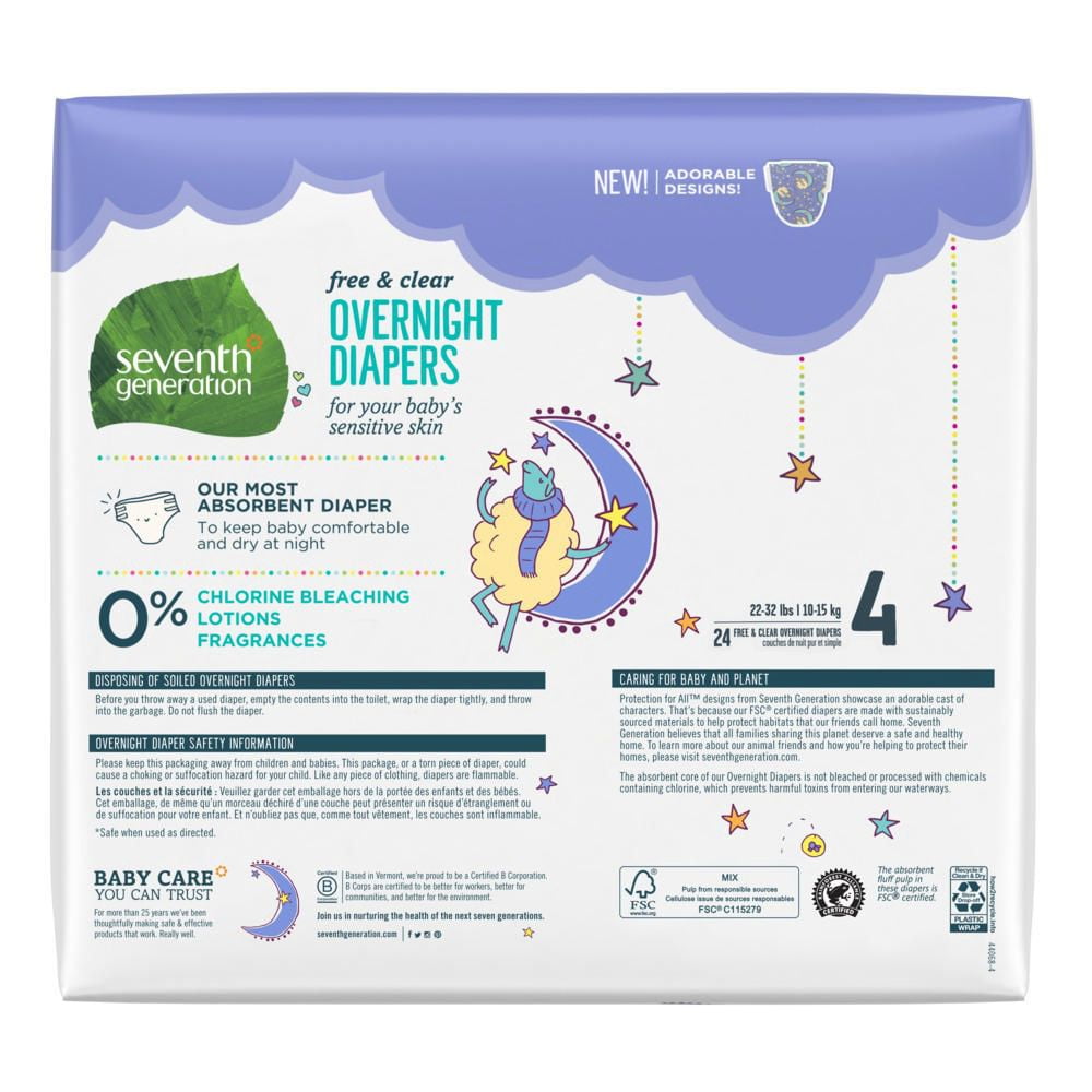 7th generation overnight diapers