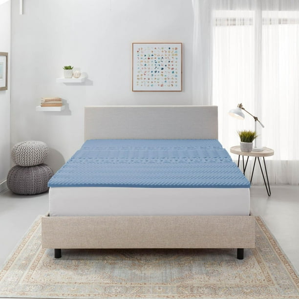 Dream Serenity® 1.5Inch Memory Foam Mattress Topper, 5Zone, Twin
