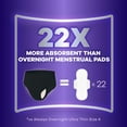 thumbnail image 3 of Always Discreet Adult Incontinence Overnight Underwear for Women, S/M, Up to 100% Bladder Leak Protection, 3 of 8