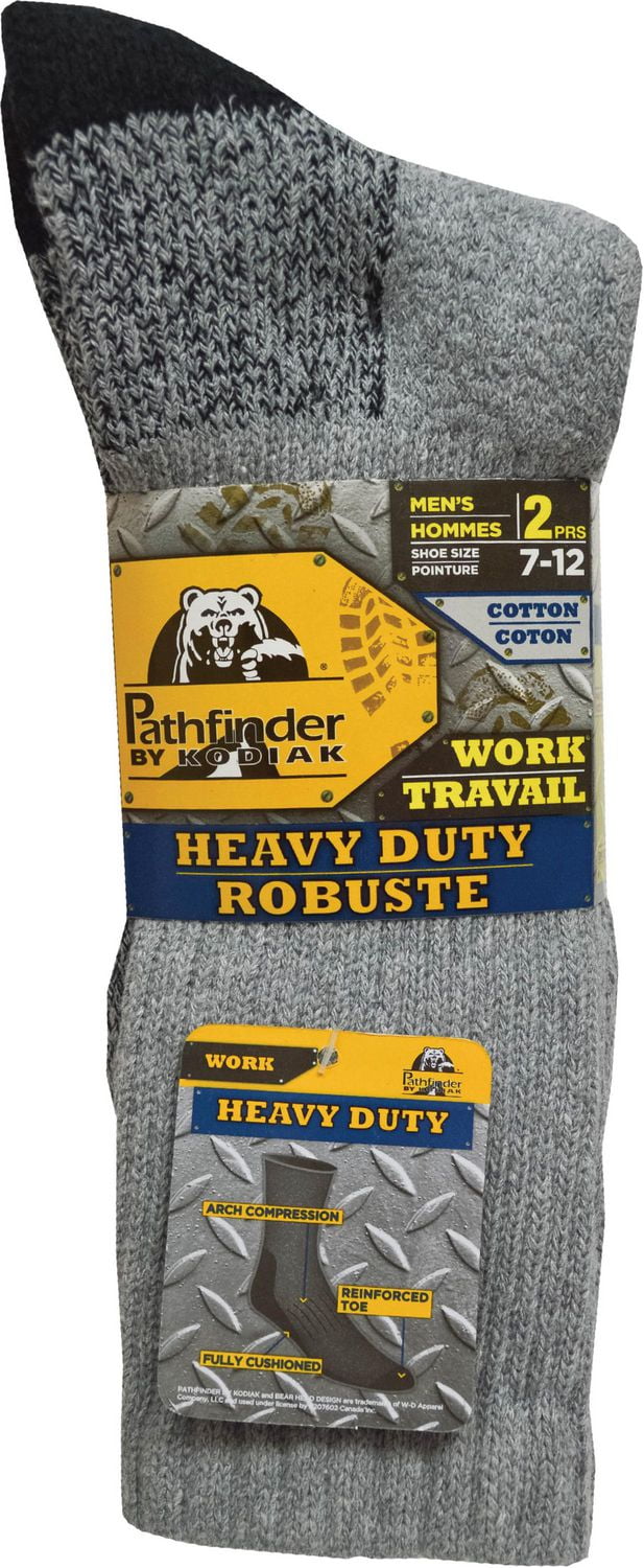 Pathfinder by Kodiak Men s Work Crew Socks Sizes 7 12