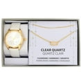 thumbnail image 3 of Ladies  white strap Watch and Necklace, 3 of 3