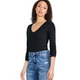 thumbnail image 2 of George Women's V-Neckline Bodysuit, 2 of 6