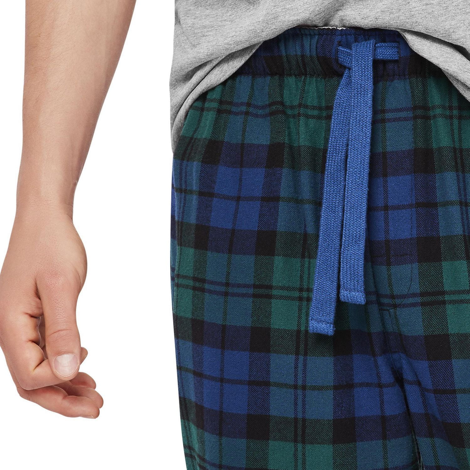 George Men's Knit Tee and Woven Pants 2-Piece Set