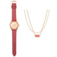 thumbnail image 2 of Ladies blush strap Watch and Necklace, 2 of 3