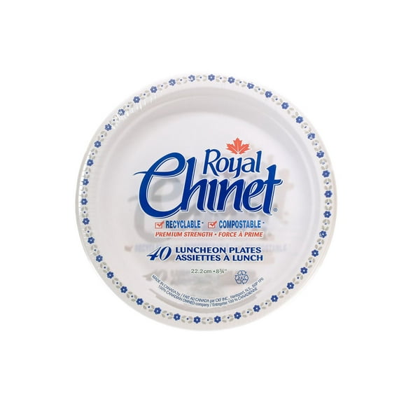 Royal Chinet Luncheon Plate, 40 Plates