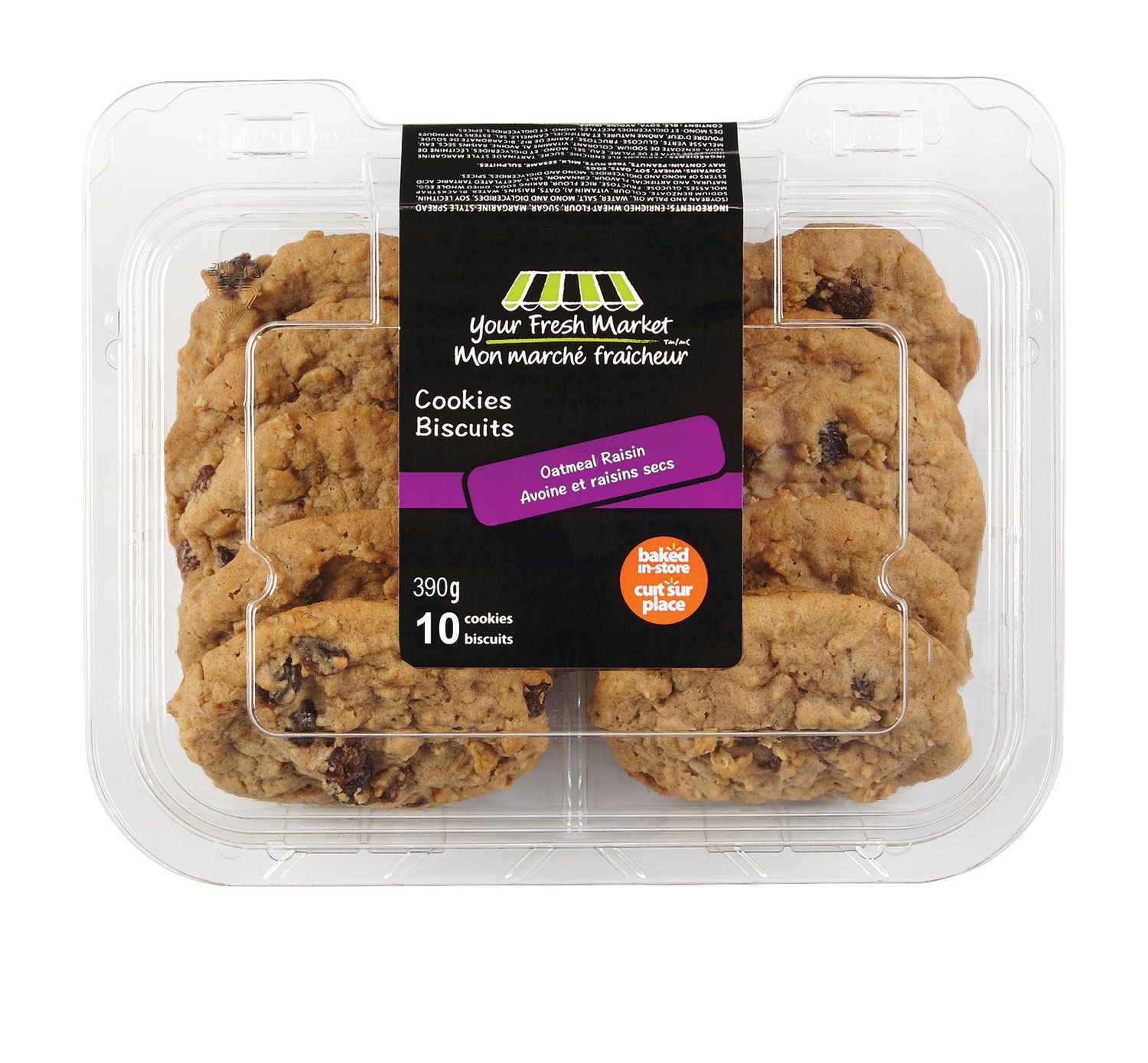 Your Fresh Market Oatmeal Raisin Cookies Walmart Canada