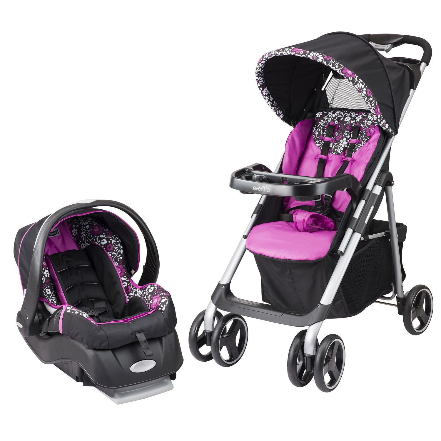 Evenflo Vive Hayden Dot Embrace Lx Infant Car Seat Travel System