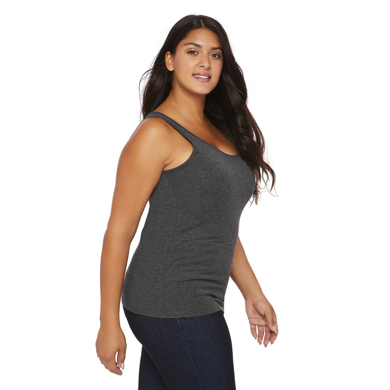 Plus size long clearance tank tops for layering