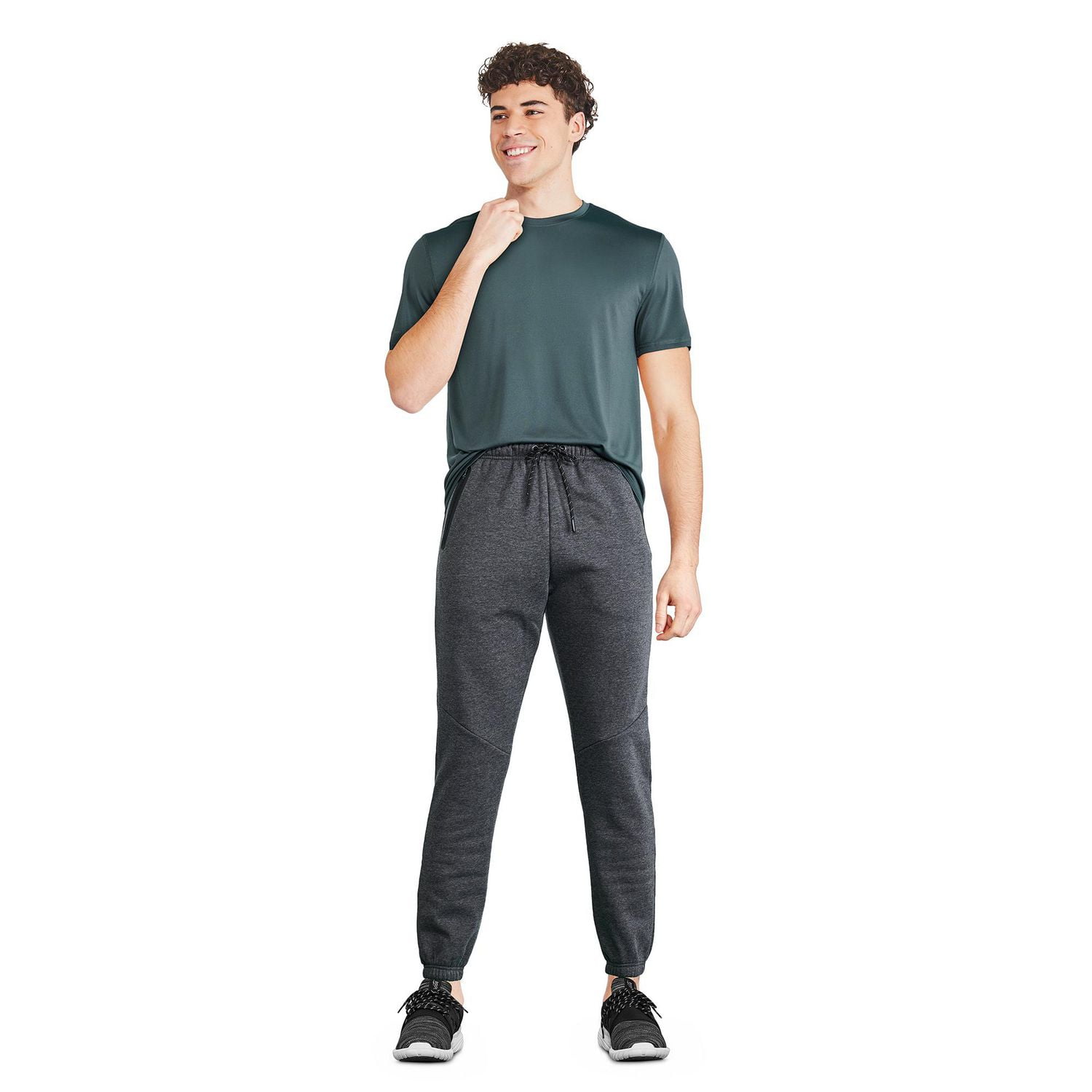 Athletic Works Men's Fleece Jogger, Sizes S-2XL