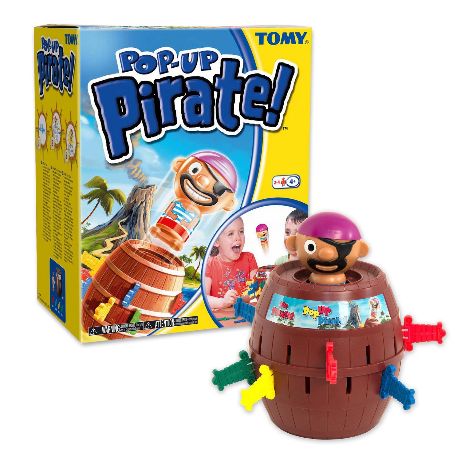 Tomy Pop Up Pirate Classic Children's Action Jeu de Plateau famille-Neuf 