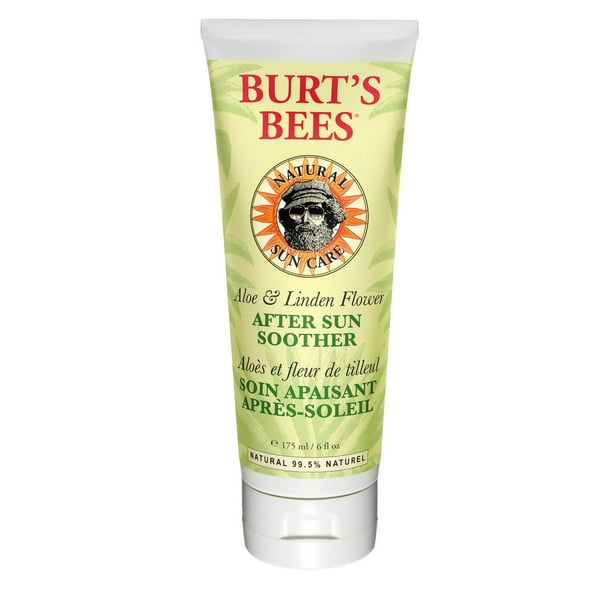 Burt's Bees Soin apaisant après-soleil à l’aloès et à la fleur de tilleul, 175 ml